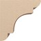 Ekena Millwork 8"W x 16"D x 16"H Classic New Brighton Rough Cedar Woodgrain TimberThane Corbel, Primed Tan CORUR08X16X16NEBRCPR - alternate 5